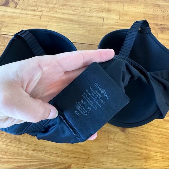 Thirdlove Microfiber Padded Underwire T-shirt Bra Size 42D - Picture 4 of 4